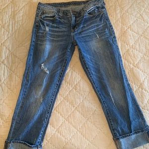 Dear John Playback Cuffed Cropped Straight Leg